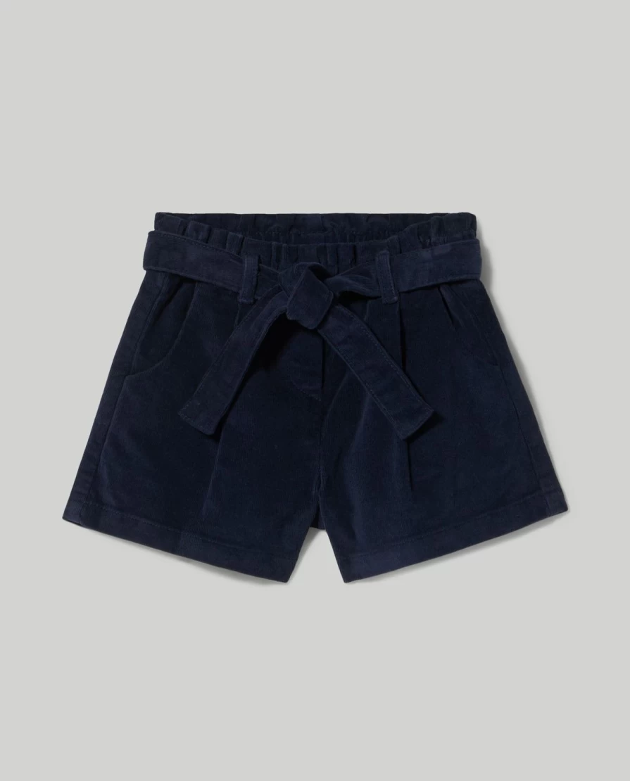 "Blukids Girls' Corduroy Shorts for Children | Comfortable & Stylish Kids' Apparel"