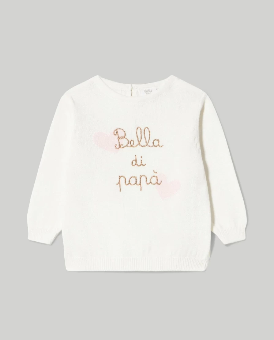 Blukids Newborn Baby Girls Pure Cotton Tricot Sweater - Soft & Comfortable