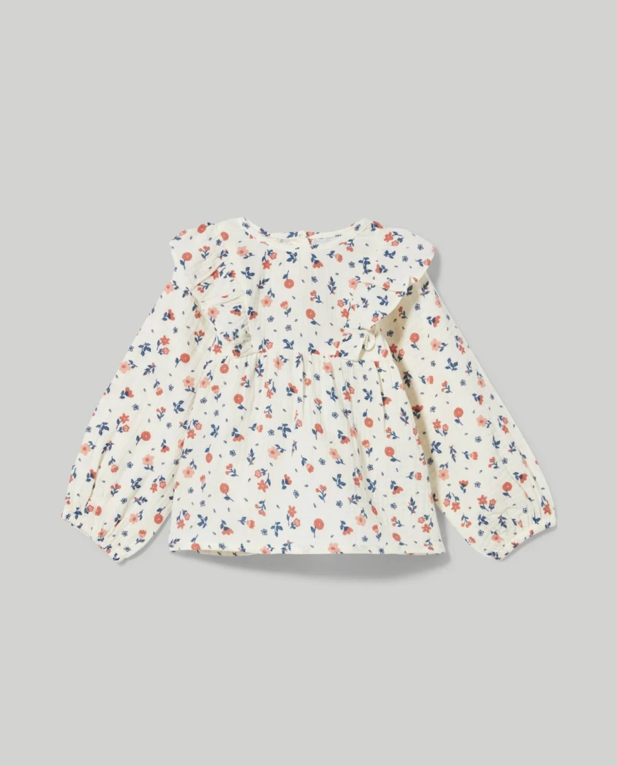 Blukids Newborn Pure Cotton Blouse - Soft & Comfortable Baby Top