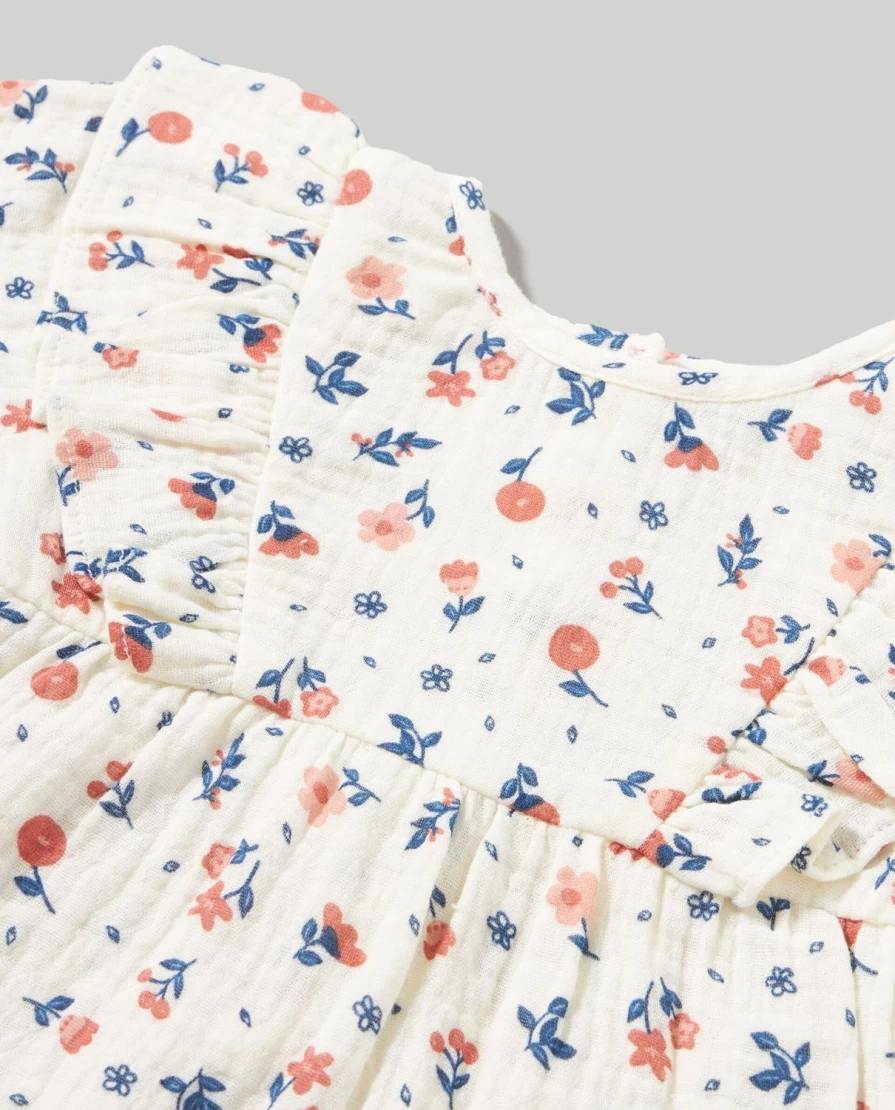 Blukids Newborn Pure Cotton Blouse - Soft & Comfortable Baby Top