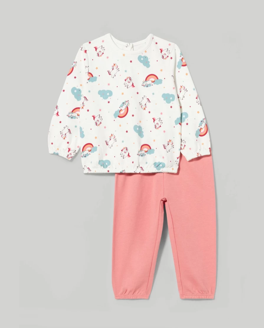 Blukids Newborn Baby Girls' Long Pajamas - 100% Pure Cotton Soft Sleepwear