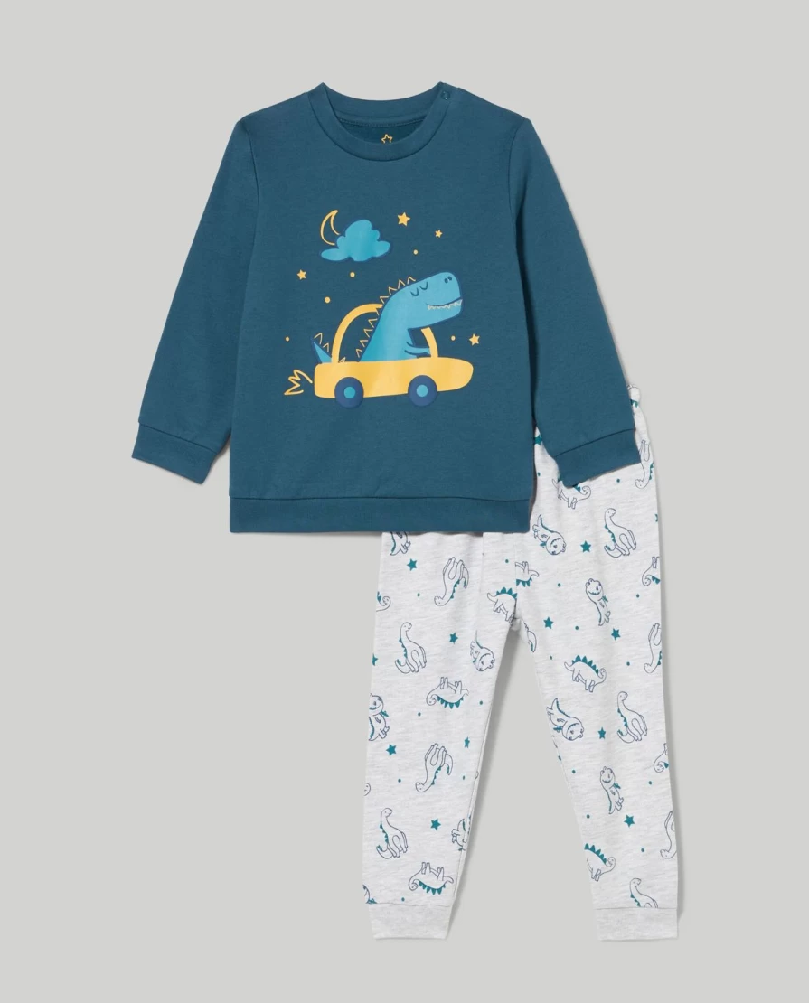 Blukids Newborn Baby Cotton Pajamas - Soft Long Sleeve Sleepwear for Infants