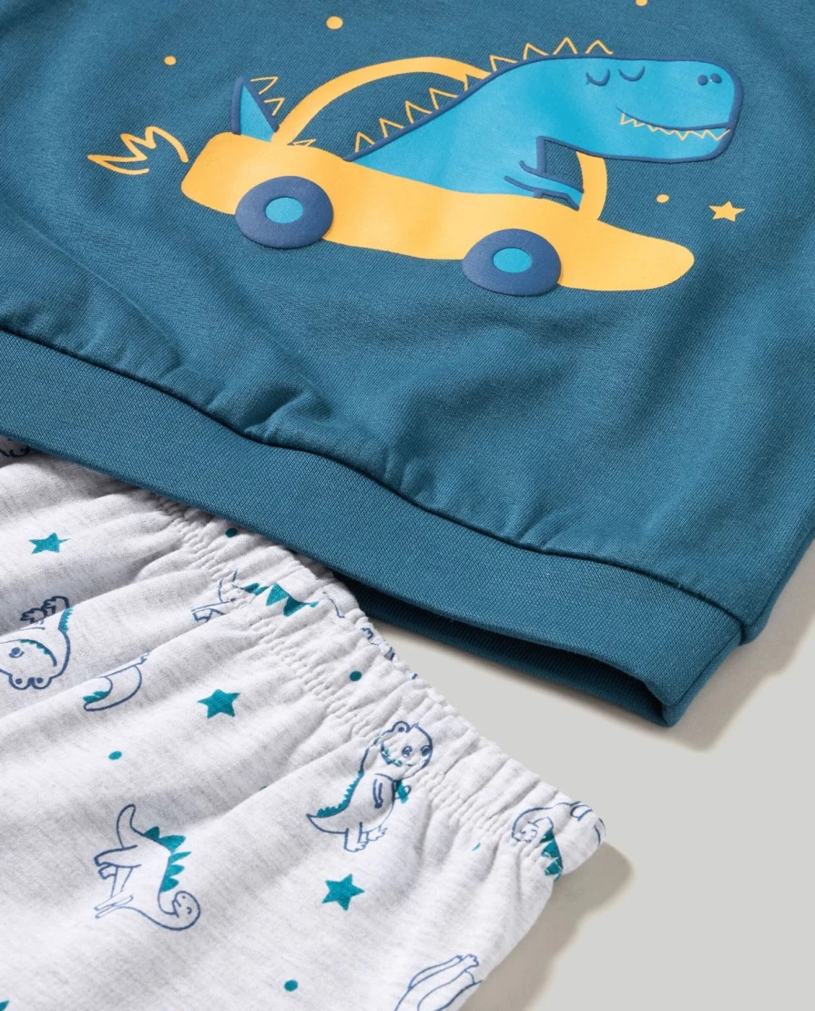 Blukids Newborn Baby Cotton Pajamas - Soft Long Sleeve Sleepwear for Infants