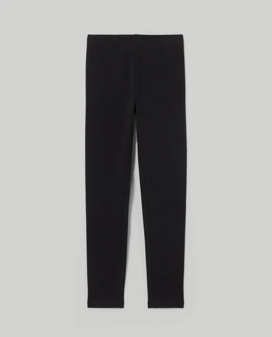 "Blukids Youth Girls' Solid Color Leggings - Comfortable & Stylish"