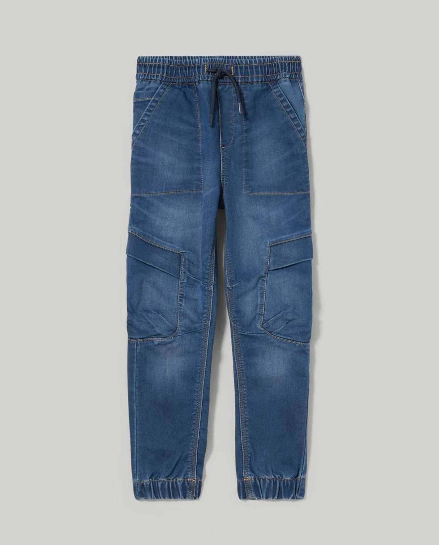 "Blukids Youth Boys' Stretch Cotton Denim Jeans – Comfortable & Durable"