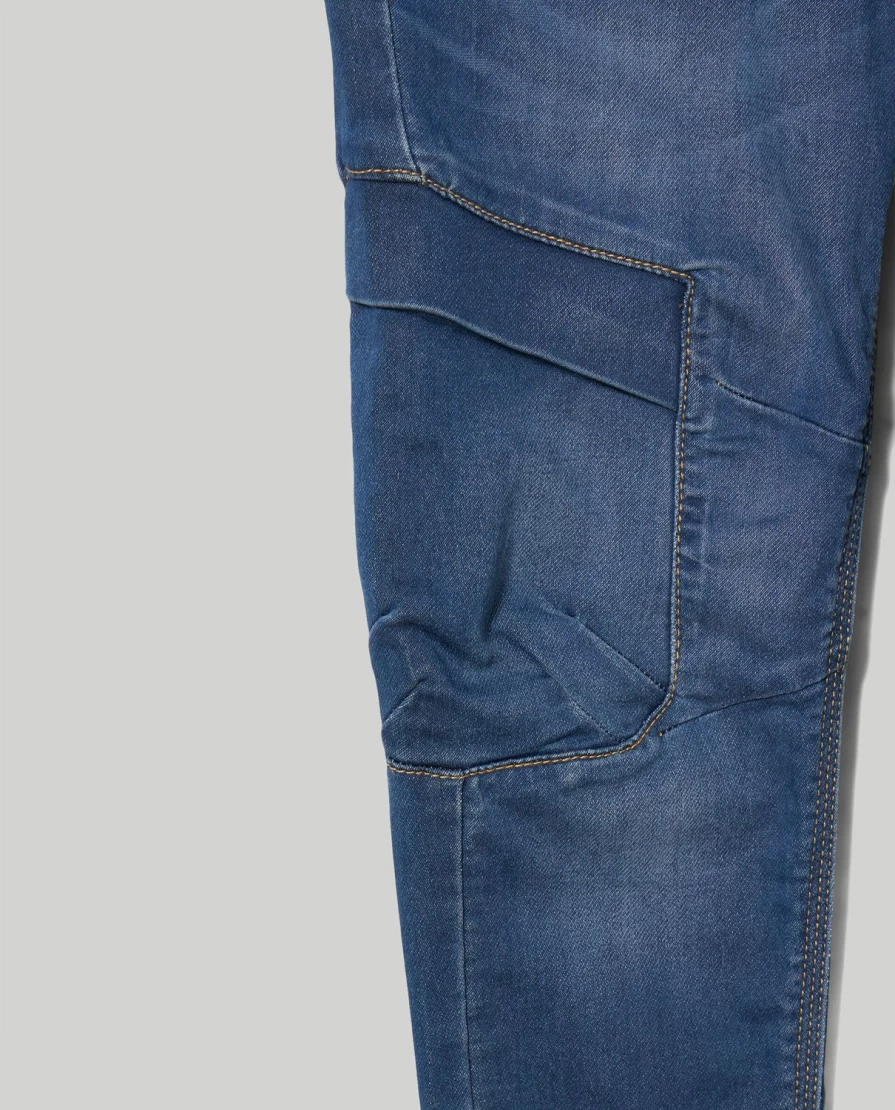 "Blukids Youth Boys' Stretch Cotton Denim Jeans – Comfortable & Durable"