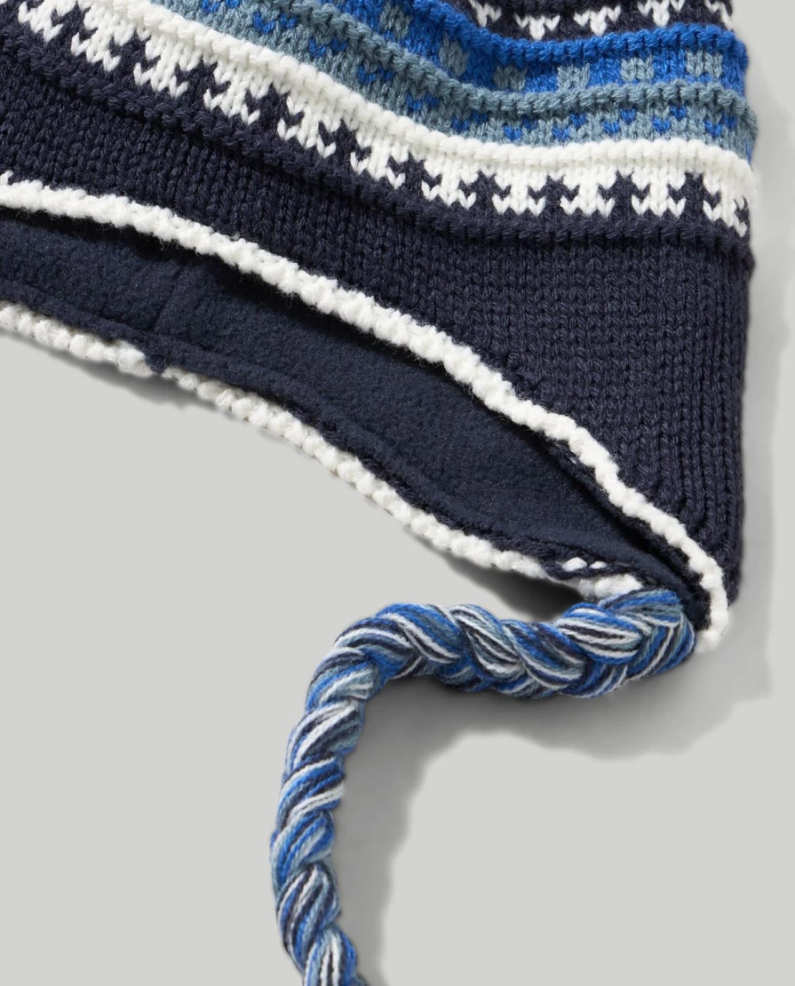 Blukids Newborn Baby Peruvian Tricot Hat - Soft Knit Beanie for Infants