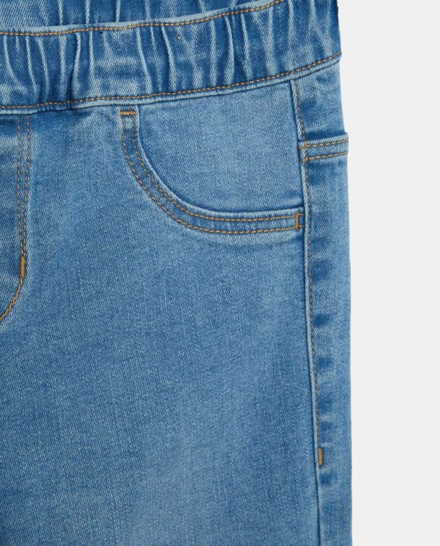 Blukids Youth Girls' Stretch Cotton Blend Jeggings - Comfortable & Stylish