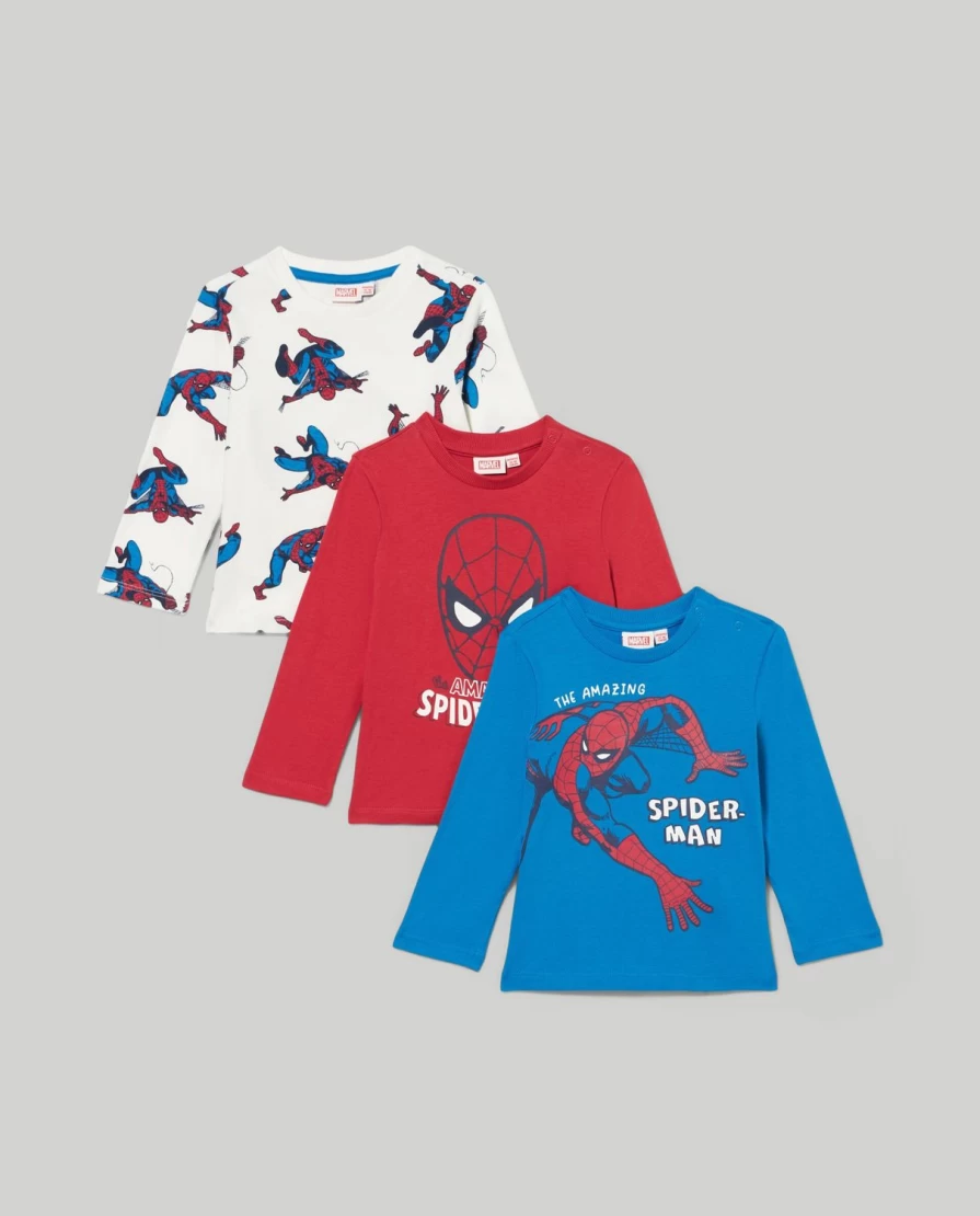 "Blukids Newborn Baby Boys & Girls 3-Pack Soft Long Sleeve T-Shirts"