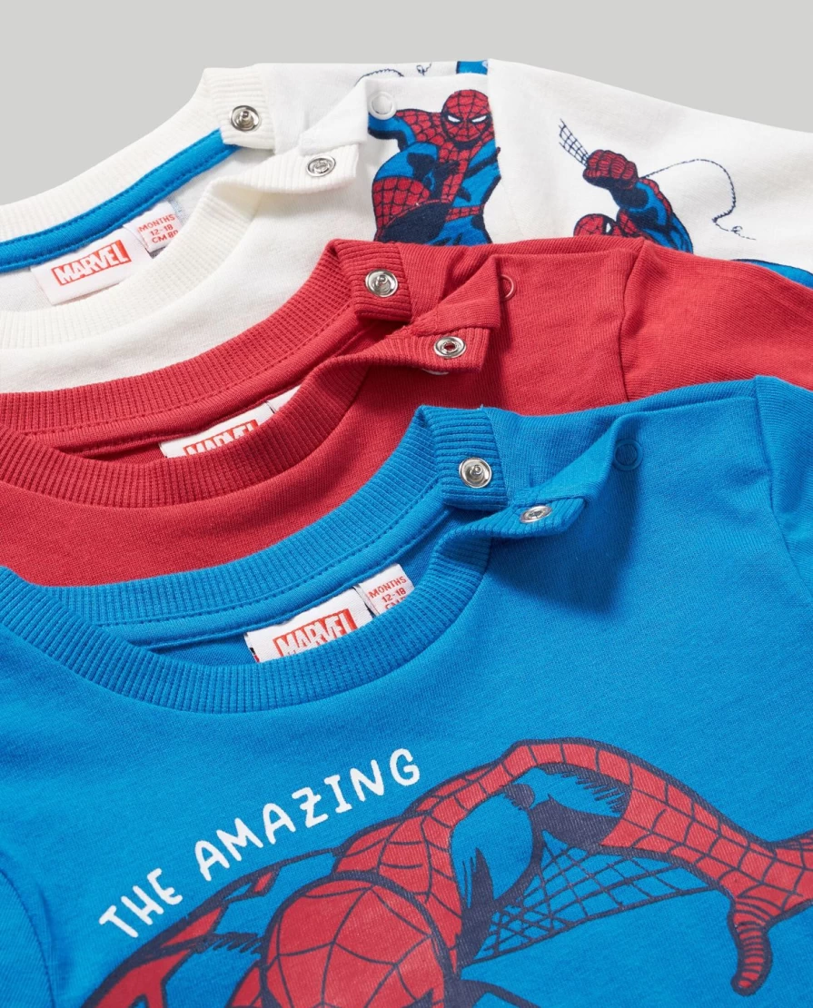 "Blukids Newborn Baby Boys & Girls 3-Pack Soft Long Sleeve T-Shirts"