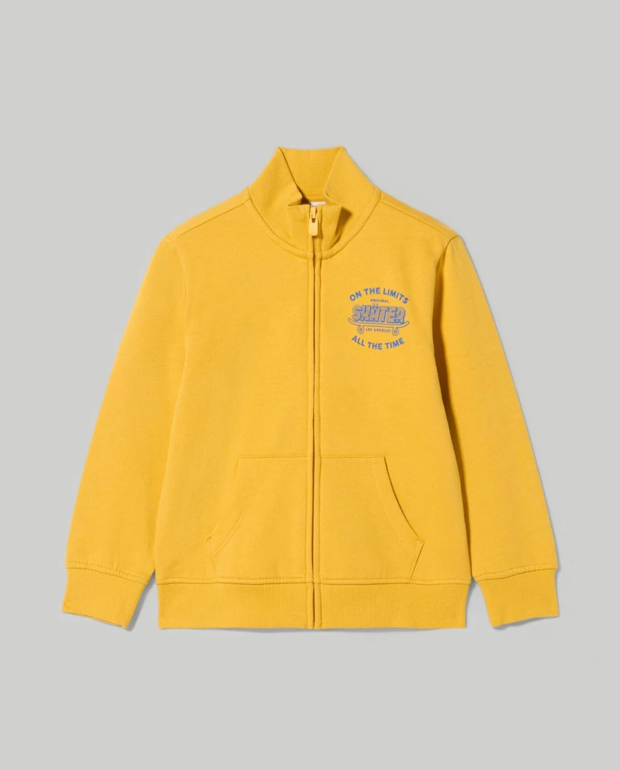 "Blukids Boys' Turtleneck Zip-Up Sweatshirt for Children – Warm & Stylish Kids Pullover"