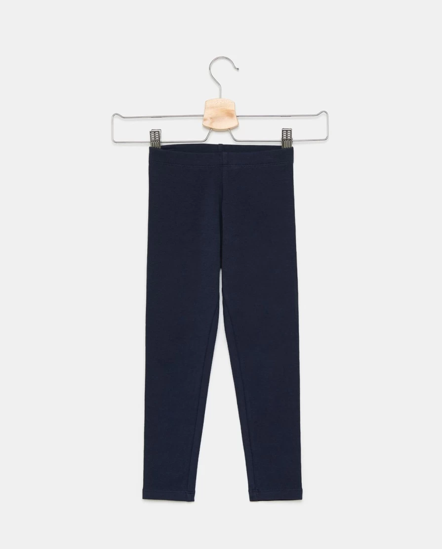 Blukids Girls' Stretch Cotton Fleece Leggings for Kids - Soft Winter Warm Pants