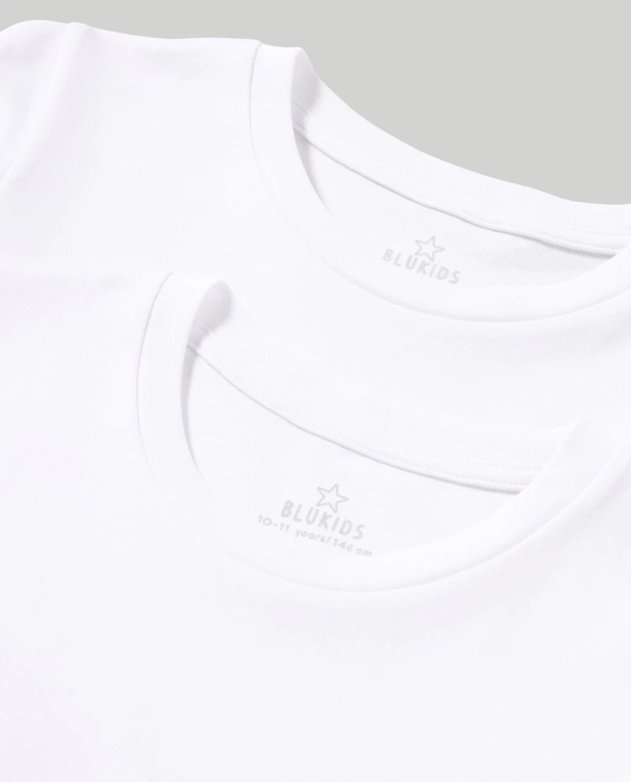 "Blukids Youth Pack of 2 Soft Warm Cotton T-Shirts for Boys"