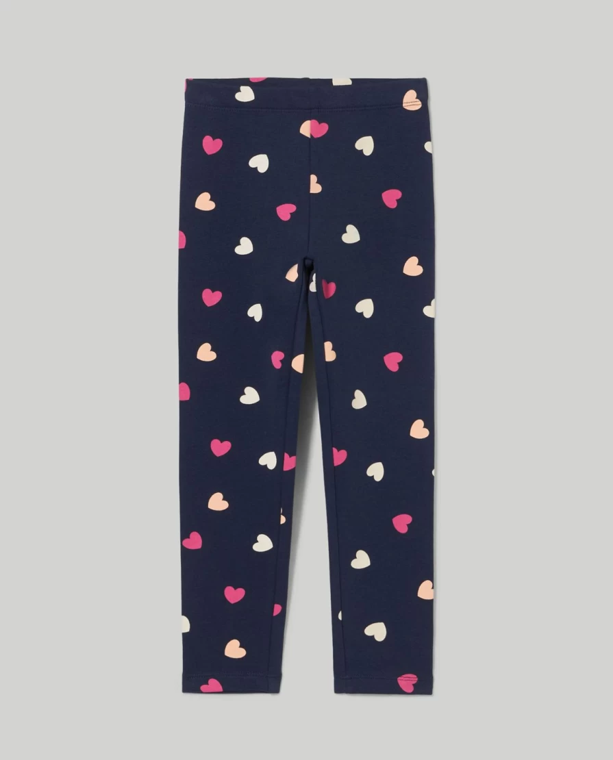Blukids Girls' Stretch Cotton Fleece Leggings for Kids - Soft Winter Warm Pants