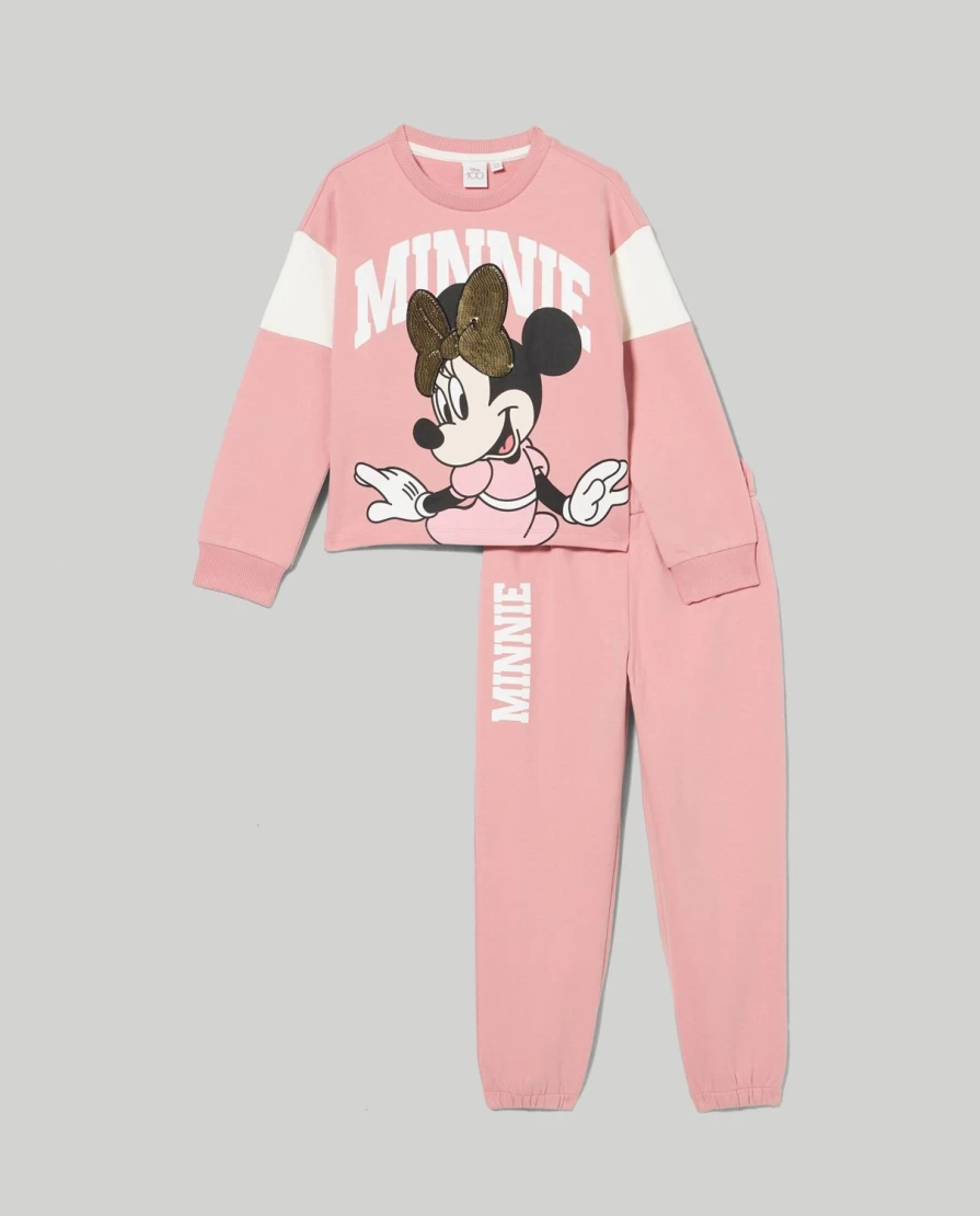"Blukids Girls' Brushed Cotton Jogging Set – Comfortable Children's Activewear"