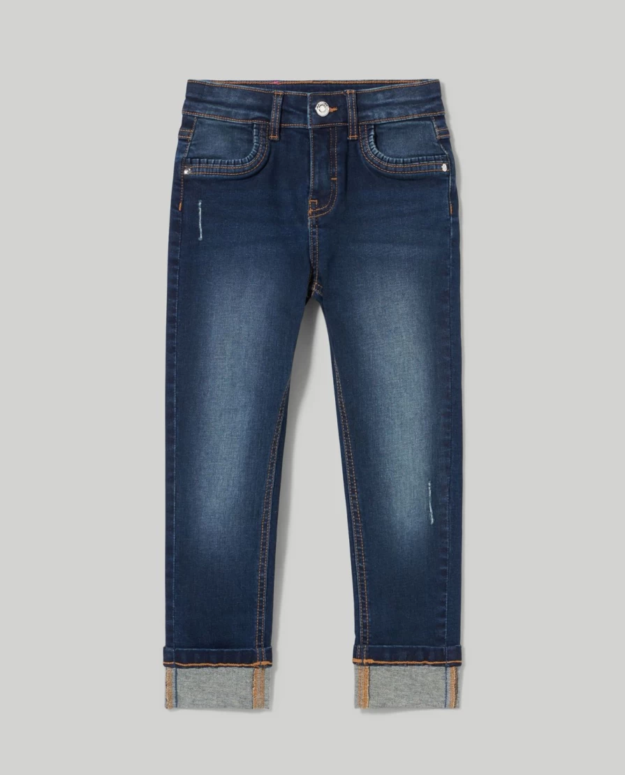 "Blukids Girls' Denim Skinny Jeans for Kids – Stylish & Comfortable Fit"