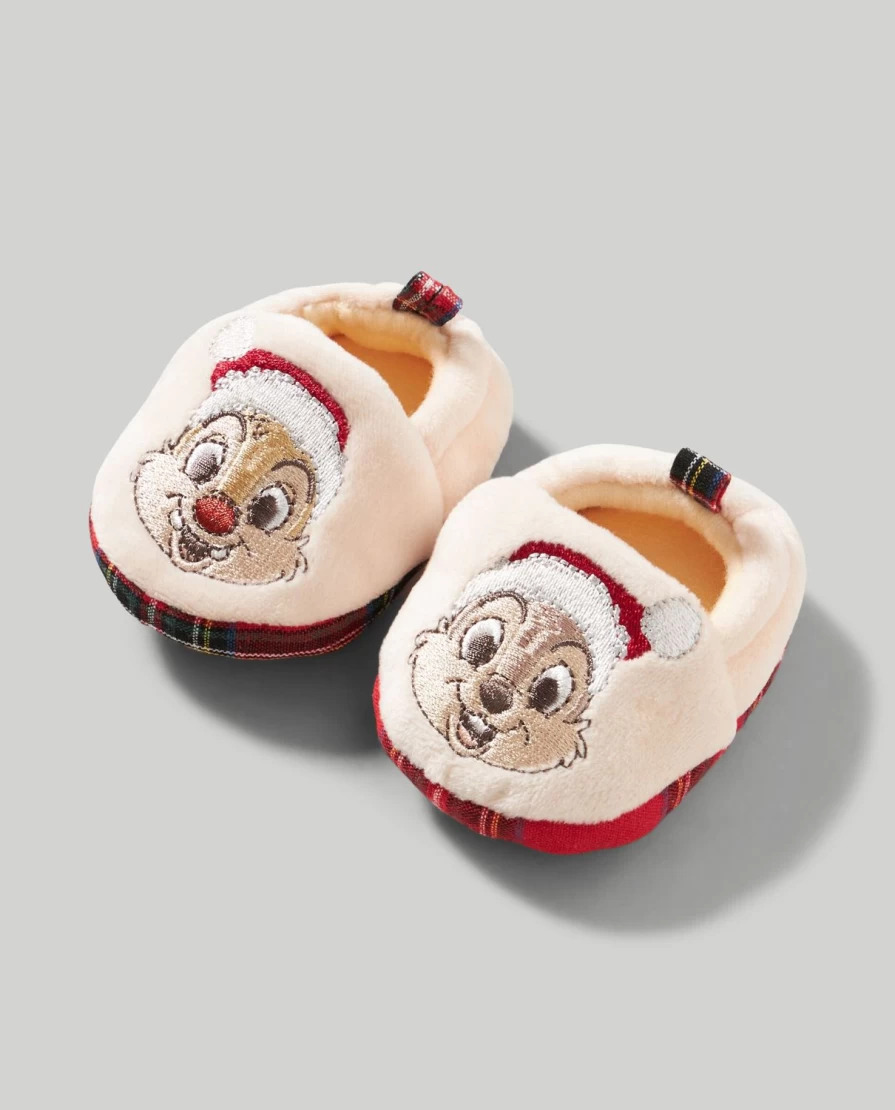 Blukids Embroidered Newborn Baby Slippers - Soft & Comfortable First Walkers for Infants