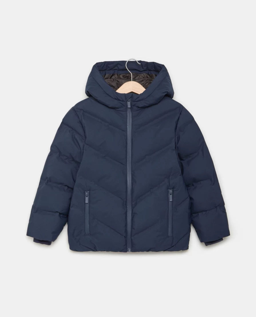 Blukids Boys' Hooded Padded Jacket - Warm Winter Coat for Children