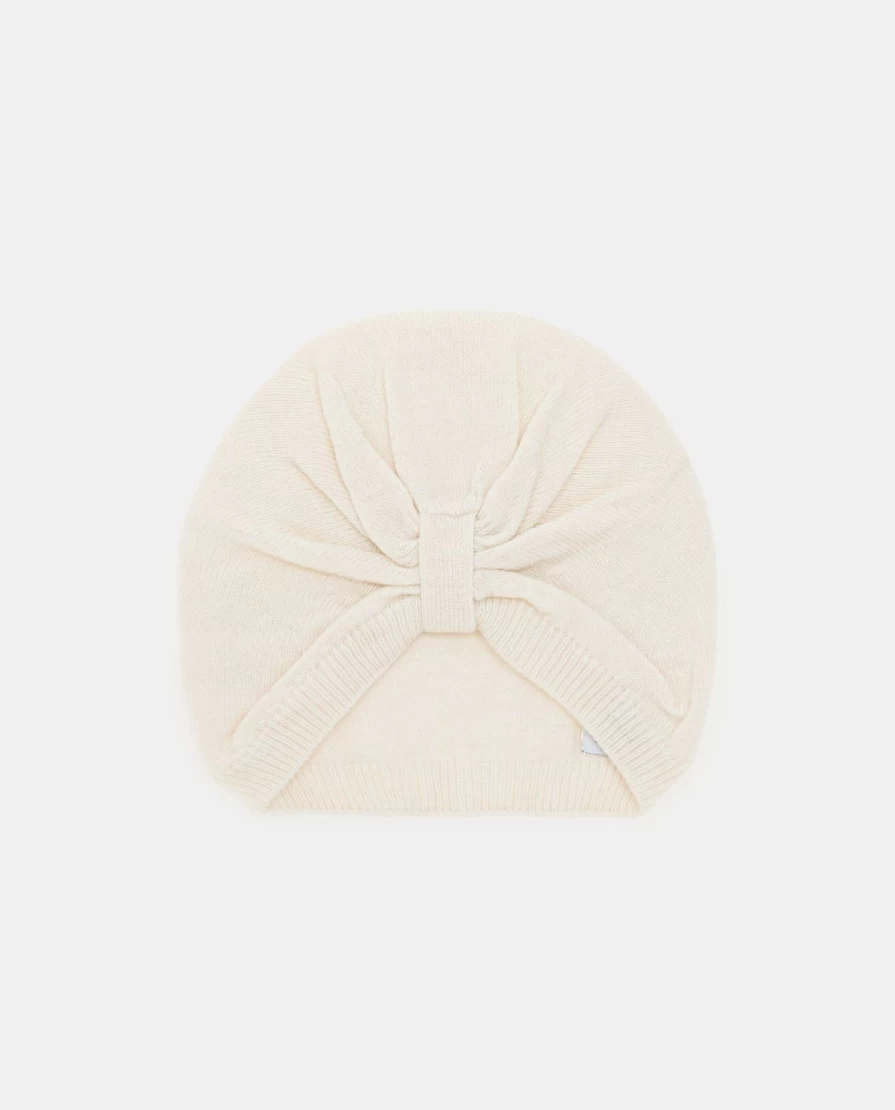 Blukids Pure Cotton Knotted Front Hat for Newborns - Soft Baby Beanie