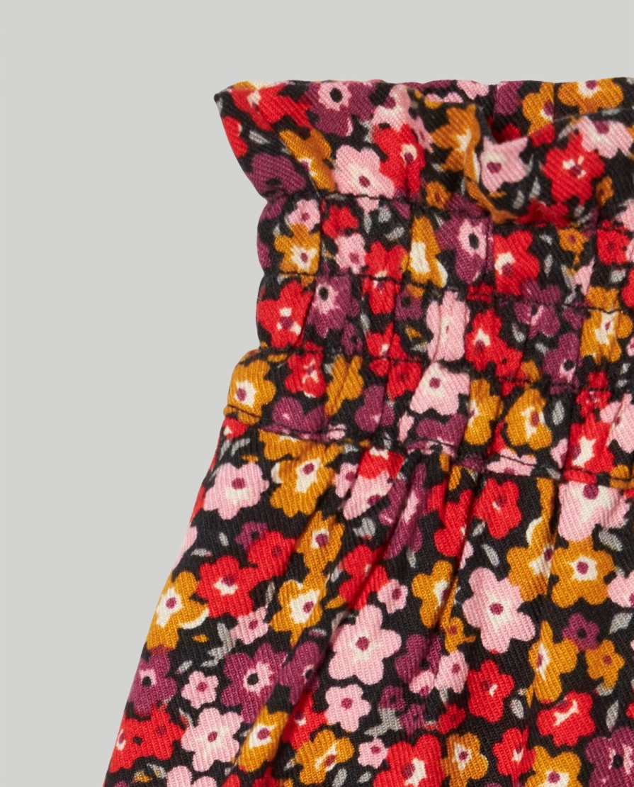 "Blukids Girls' Pure Viscose Skirt – Soft & Comfortable Children's Wear"