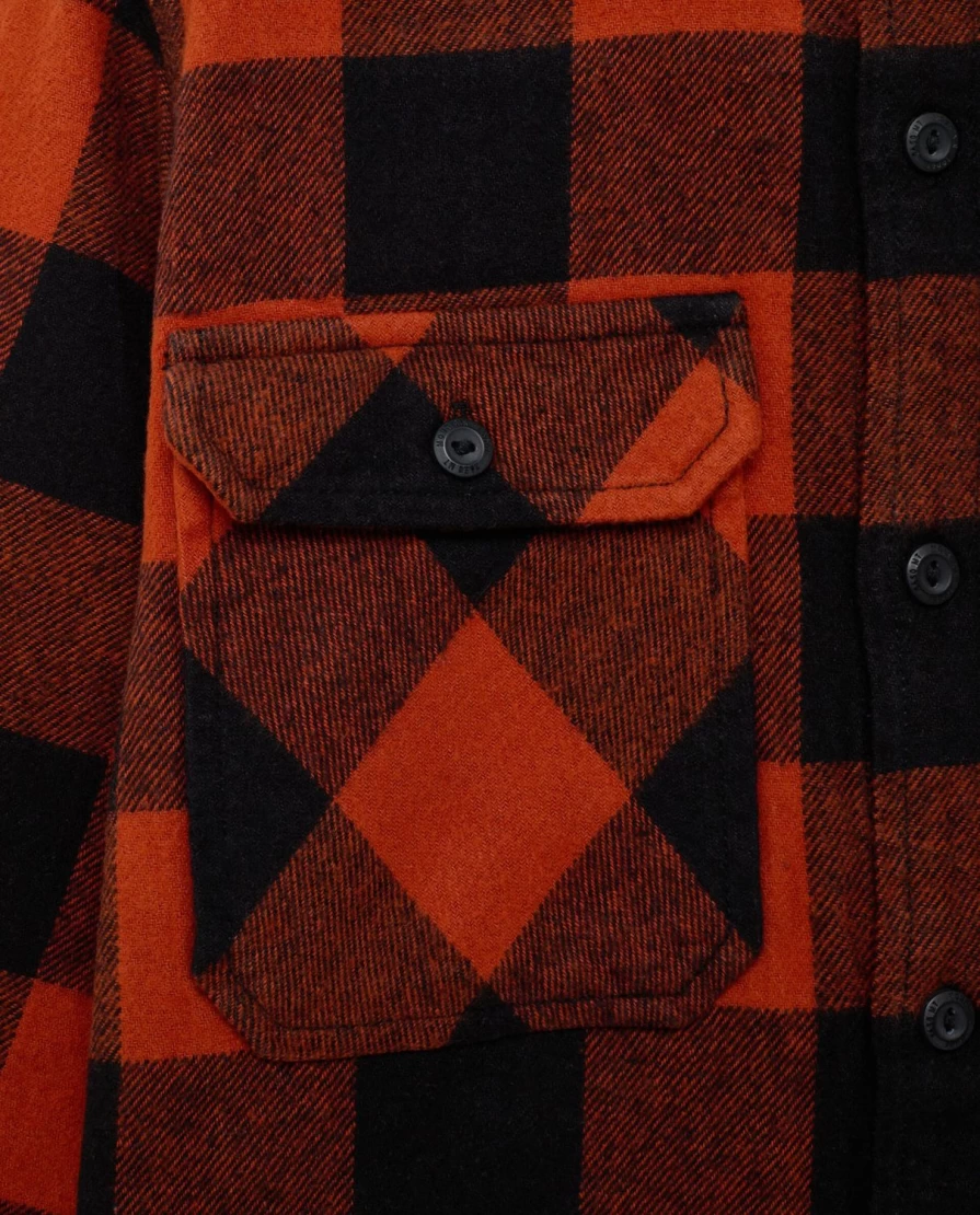 Blukids Youth Boys' Checked Flannel Shirt - 100% Cotton Comfort Fit