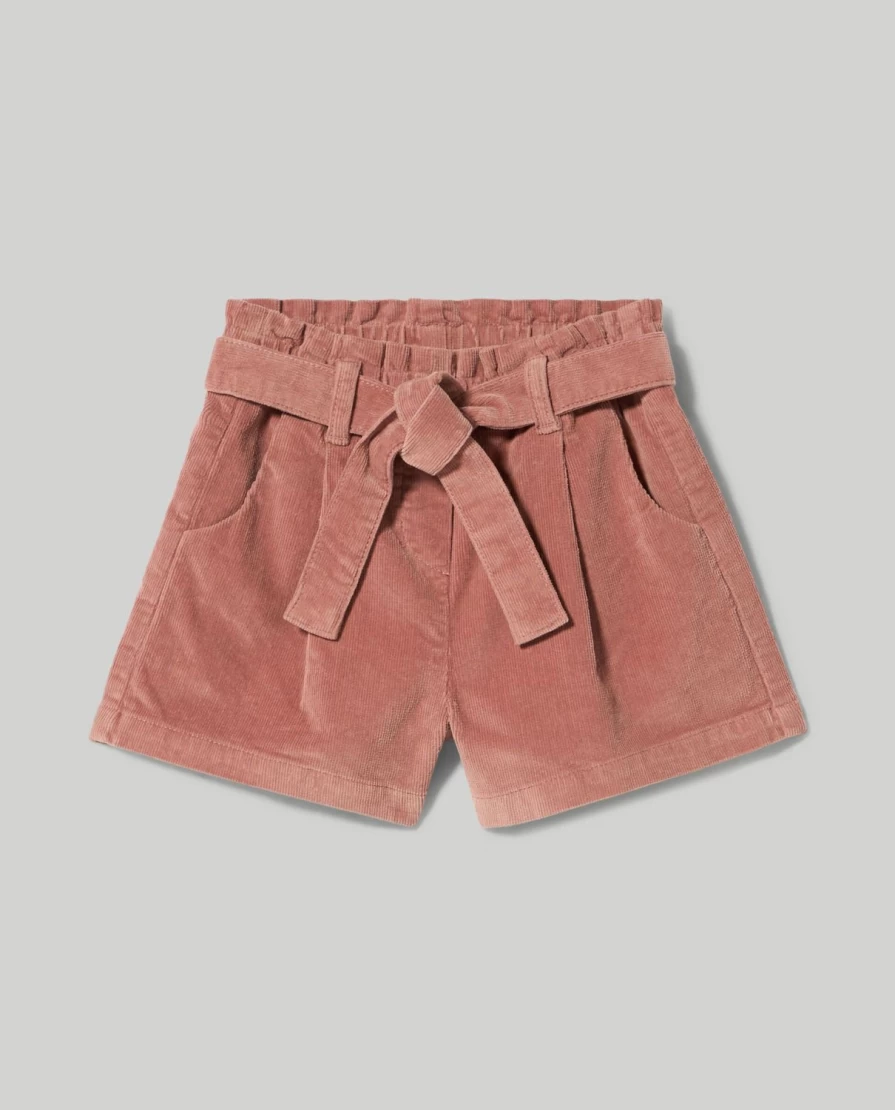 "Blukids Girls' Corduroy Shorts for Children | Comfortable & Stylish Kids' Apparel"