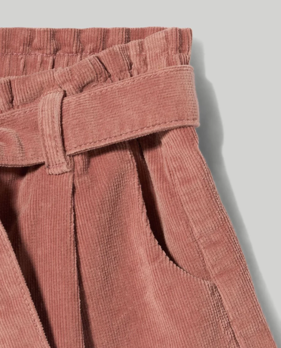 "Blukids Girls' Corduroy Shorts for Children | Comfortable & Stylish Kids' Apparel"