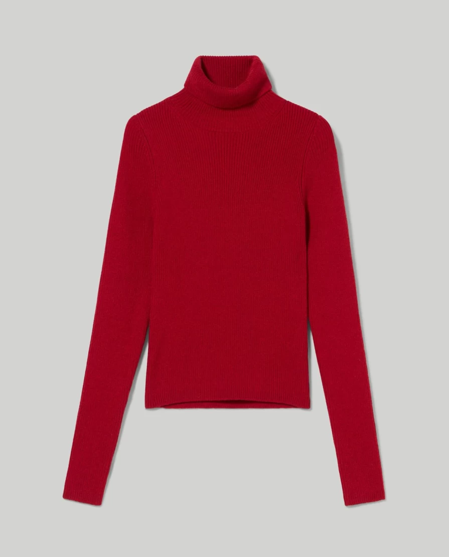 Blukids Youth Ribbed Turtleneck Sweater for Girls