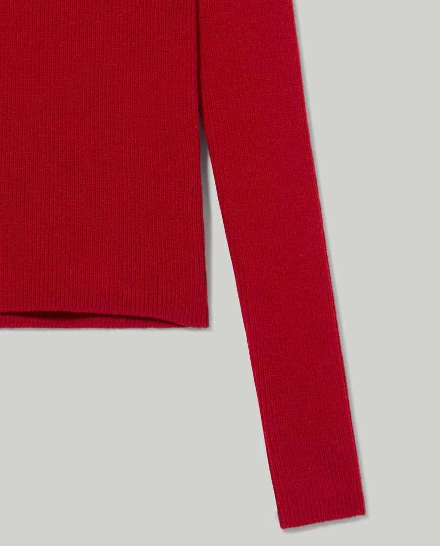 Blukids Youth Ribbed Turtleneck Sweater for Girls