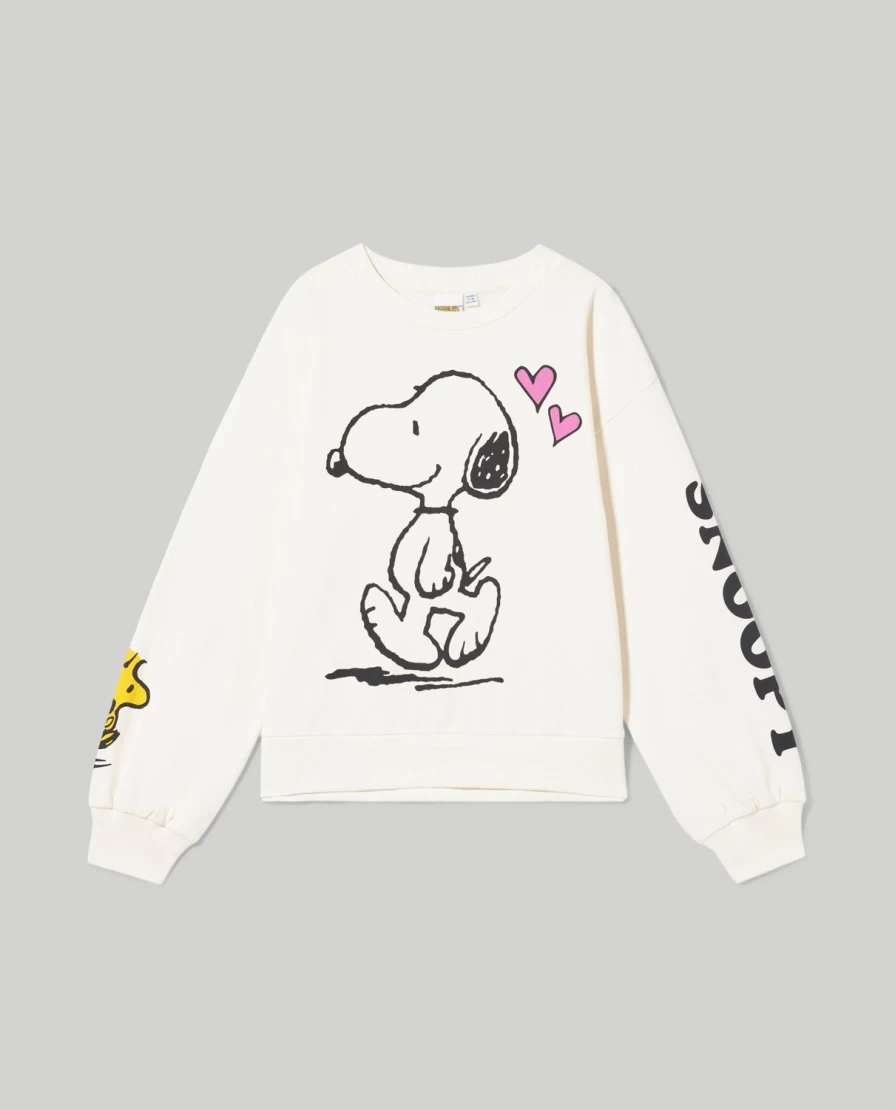 "Blukids Youth Girls' Brushed Cotton Crewneck Sweatshirt - Soft Comfortable Pullover"
