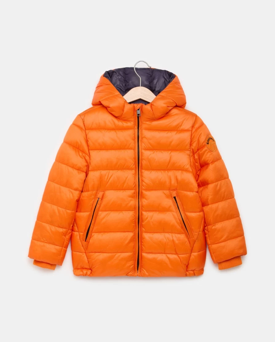 Blukids Boys' Hooded Padded Jacket - Warm Winter Coat for Children