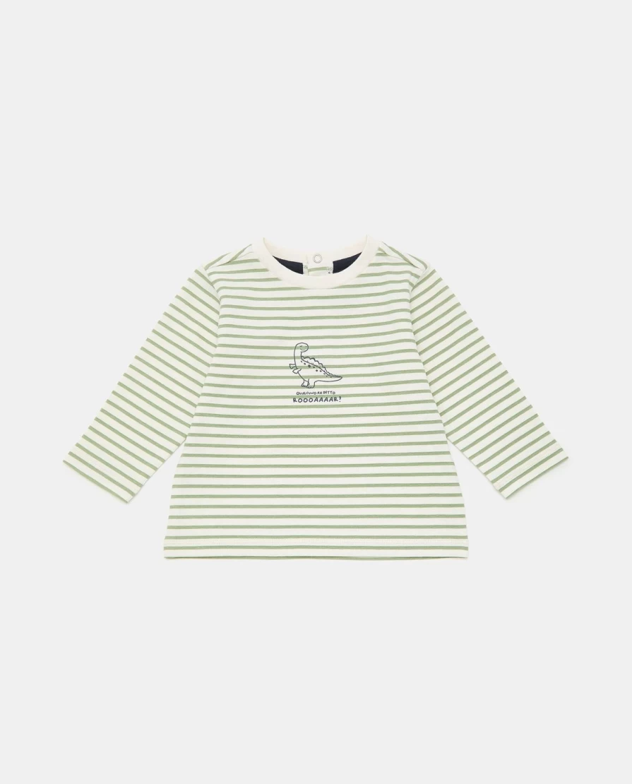 Blukids Newborn Cotton Stretch Long Sleeve T-Shirt for Babies
