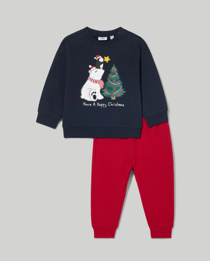 Blukids Pure Cotton Newborn Jogger Set - Soft & Comfortable Baby Outfit