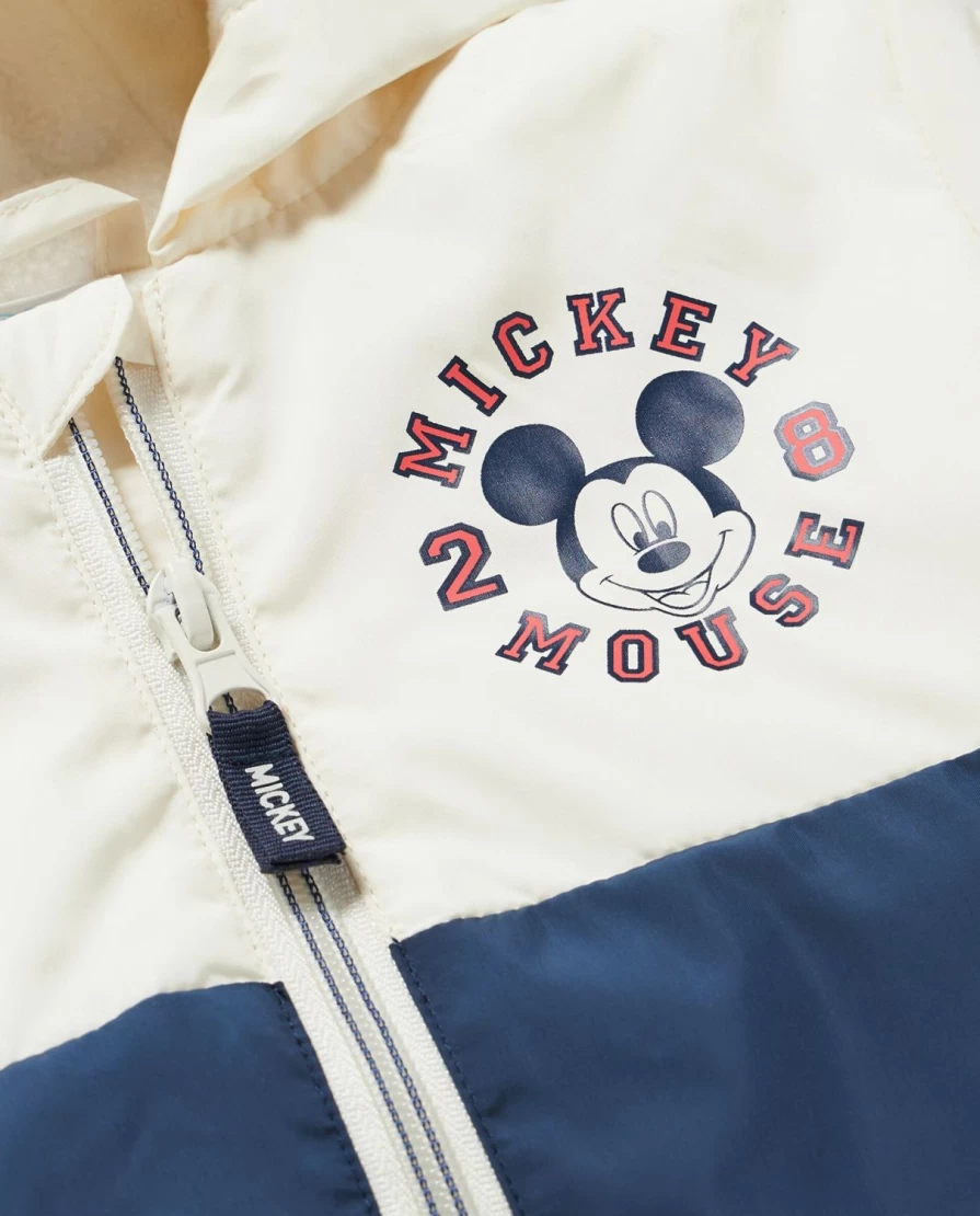 Blukids Newborn Mickey Mouse Padded Jacket - Soft & Warm Baby Winter Coat