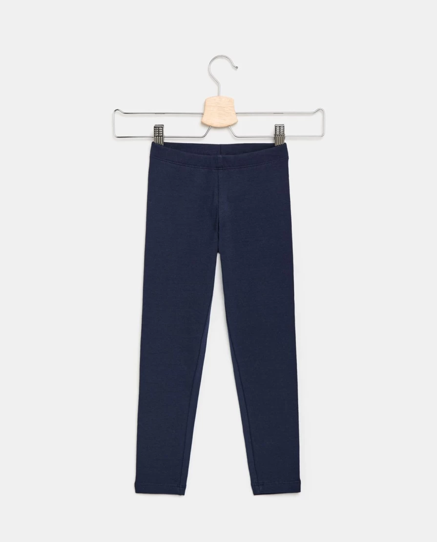 Blukids Girls' Stretch Cotton Fleece Leggings for Kids - Soft Warm Comfortable Winter Pants