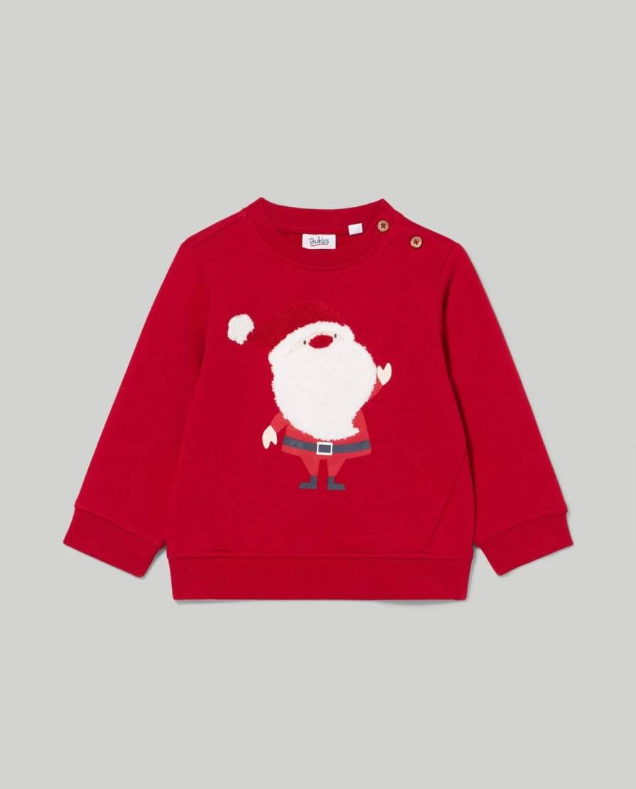Blukids Newborn Baby Cotton Sweatshirt - Soft & Cute Printed Pullover for Infants