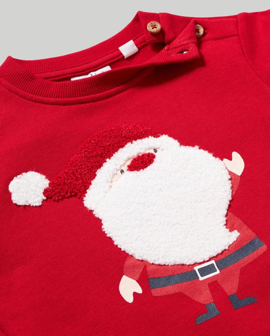 Blukids Newborn Baby Cotton Sweatshirt - Soft & Cute Printed Pullover for Infants