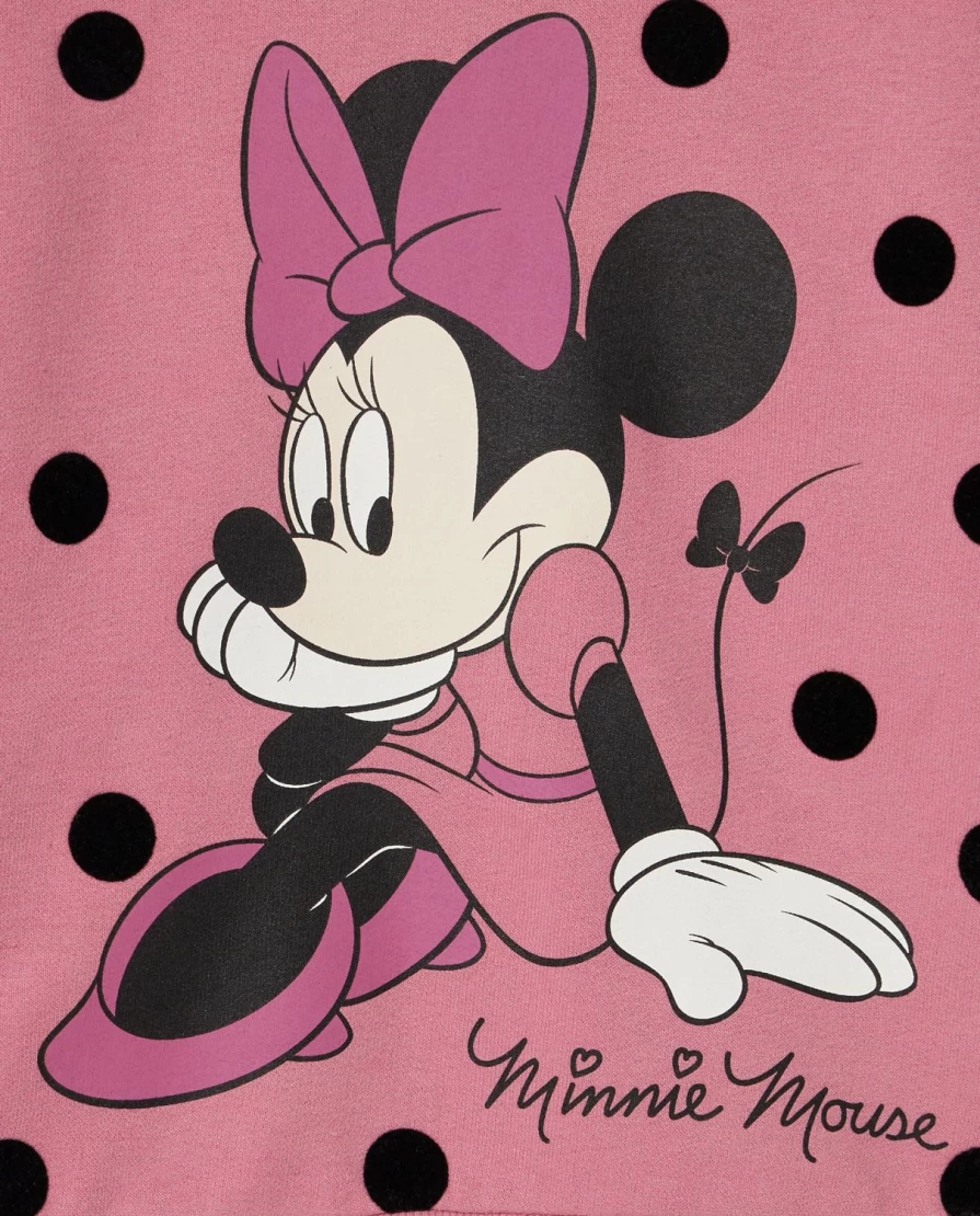 "Blukids Disney Print Cotton Jogging Set for Kids - Girls' Comfortable Lounge Outfit"