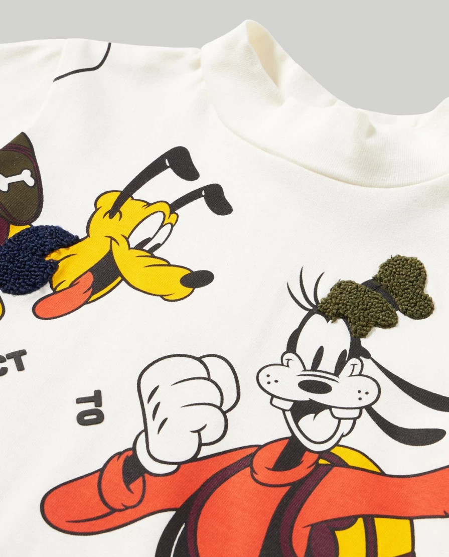 Blukids Newborn Baby Boys Girls 100% Cotton Soft Turtleneck Onesie - Disney Inspired