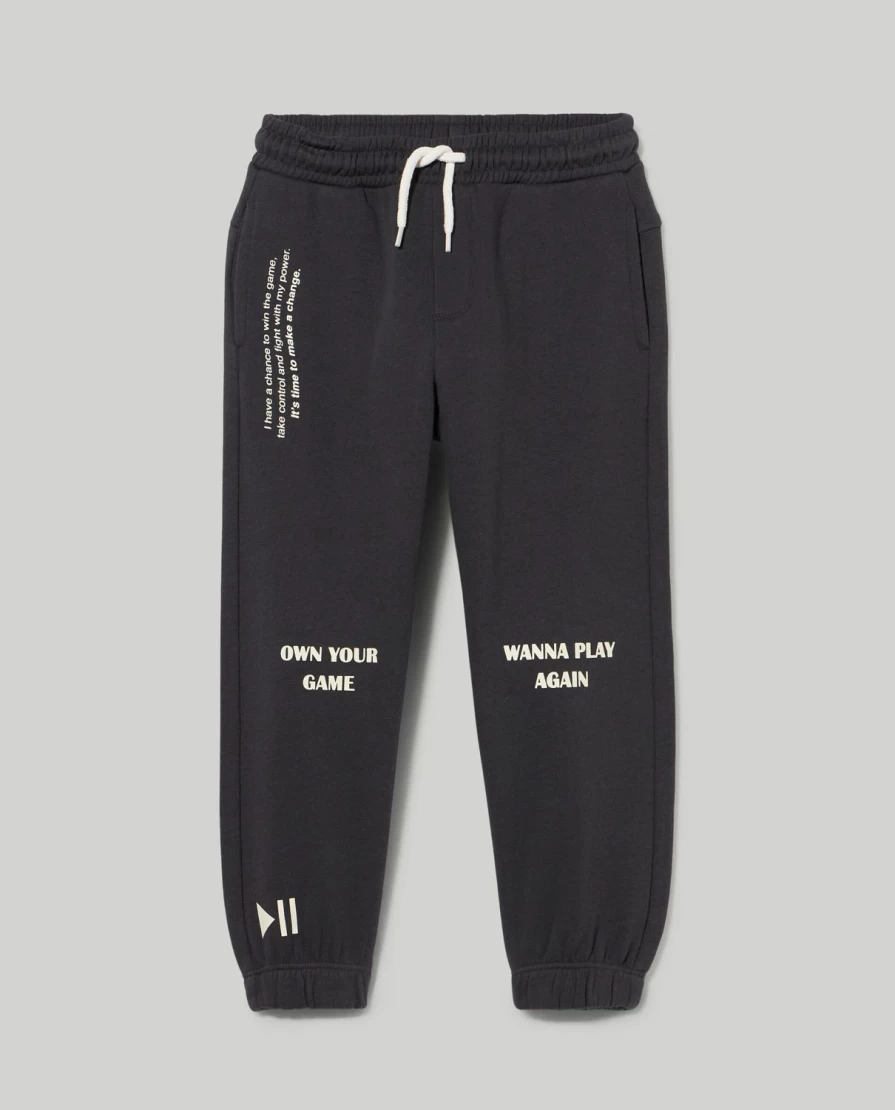 Blukids Boys' Comfortable Pure Cotton Jogger Pants for Active Children