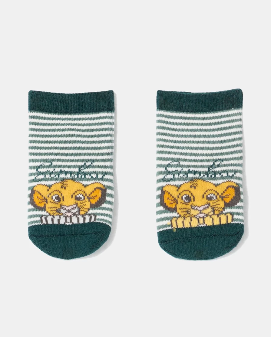 Blukids Lion King Baby Socks Non-Slip Newborn Infant Gripper Ankle Socks