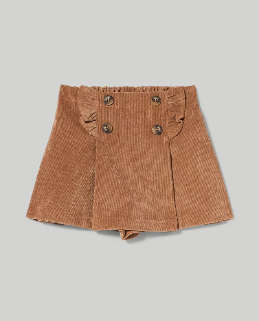 "Blukids Girls' Corduroy Trousers – Comfortable & Stylish Kids' Pants"