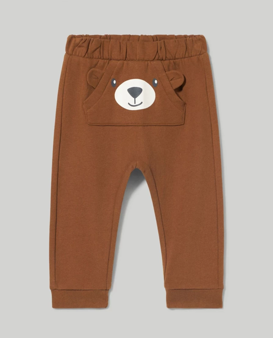 Blukids Newborn Cotton Jogger Pants - Soft & Comfortable Baby Boy Girl Bottom
