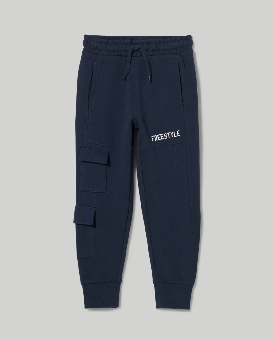 "Blukids Pure Cotton Joggers for Kids with Spacious Pockets – Comfortable Children's Pants"
