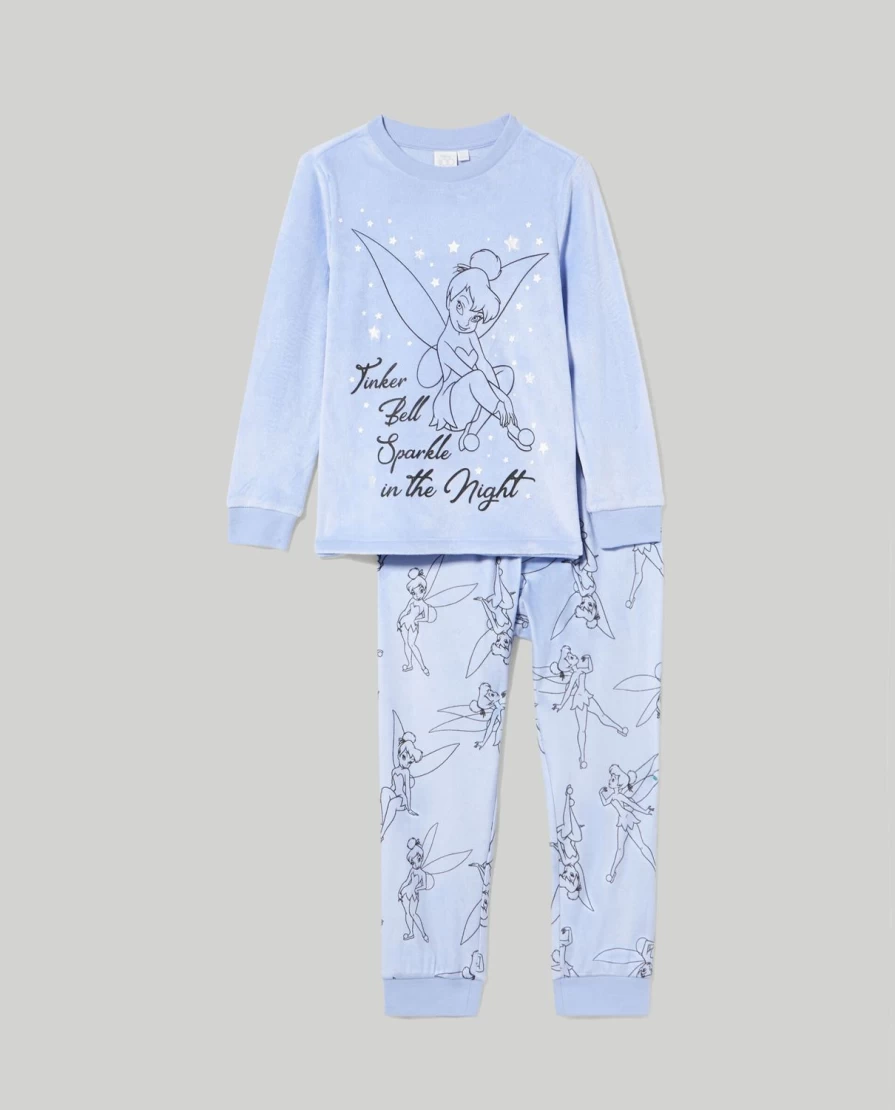 Blukids Girls Chenille Pajamas - Soft & Cozy Kids Pajama Set for Children