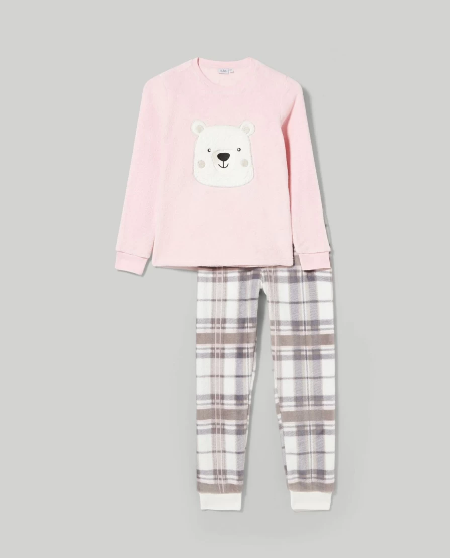 Blukids Youth Coral Mini Me Pajamas for Girls - Comfortable Matching Sleepwear Set