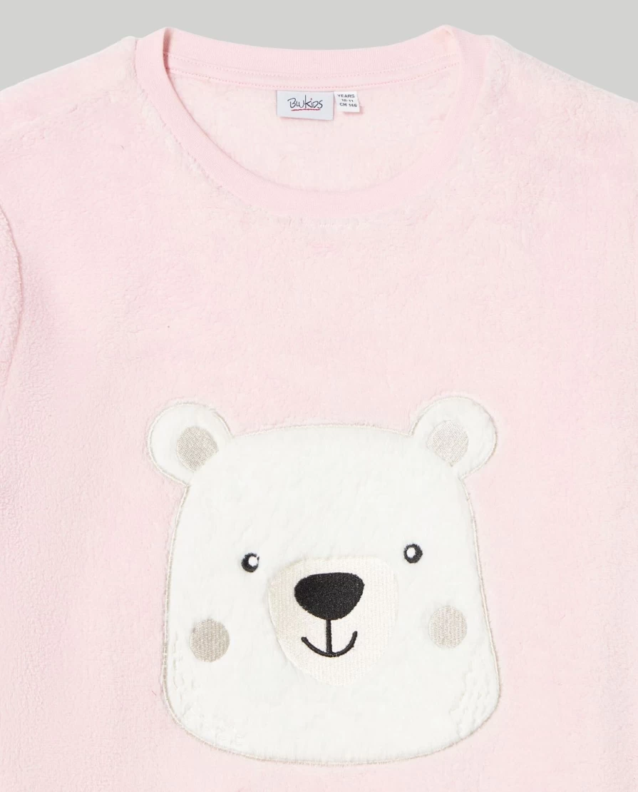 Blukids Youth Coral Mini Me Pajamas for Girls - Comfortable Matching Sleepwear Set