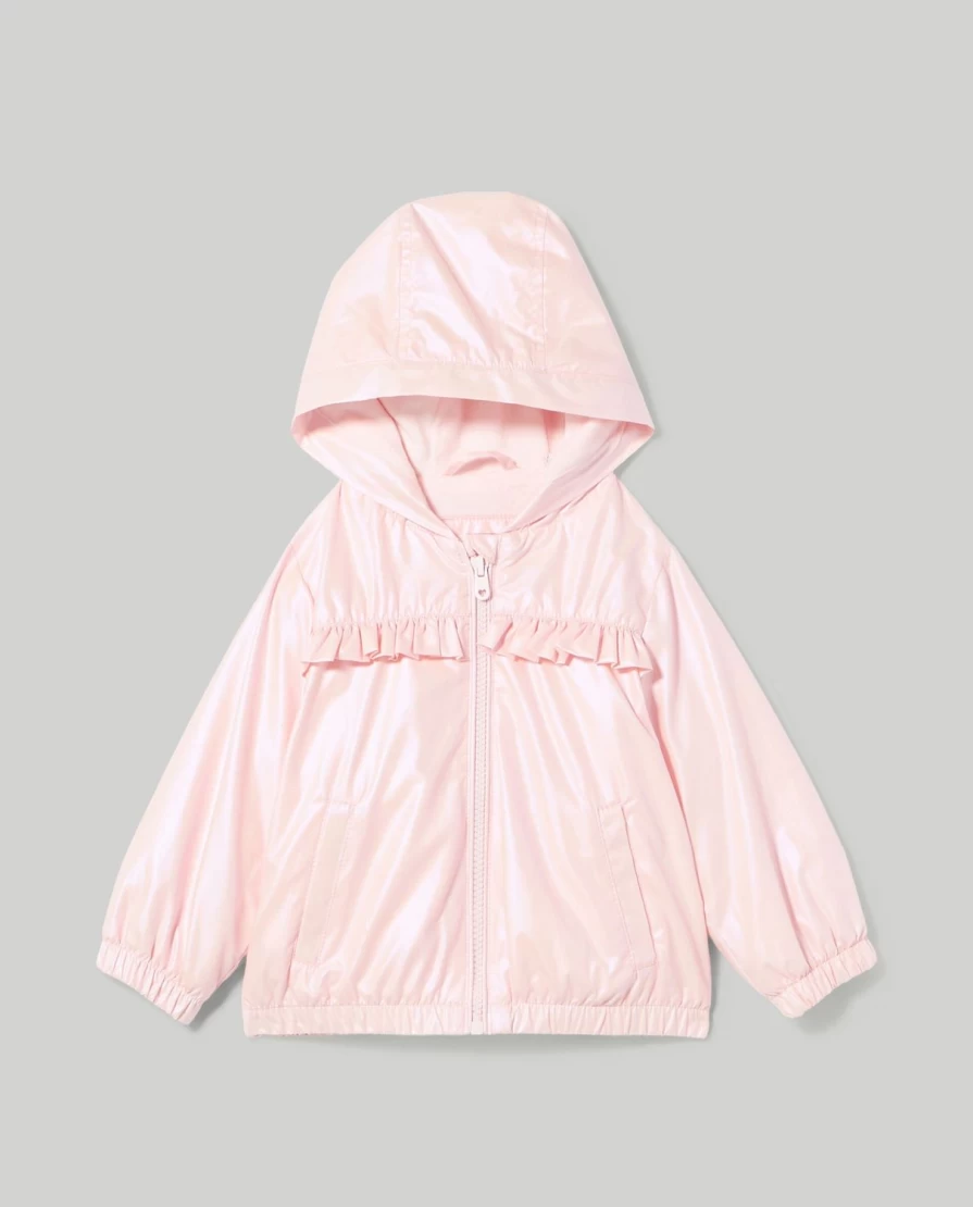 Blukids Newborn Baby Girl Hooded Jacket - Soft & Cozy Outerwear for Infants