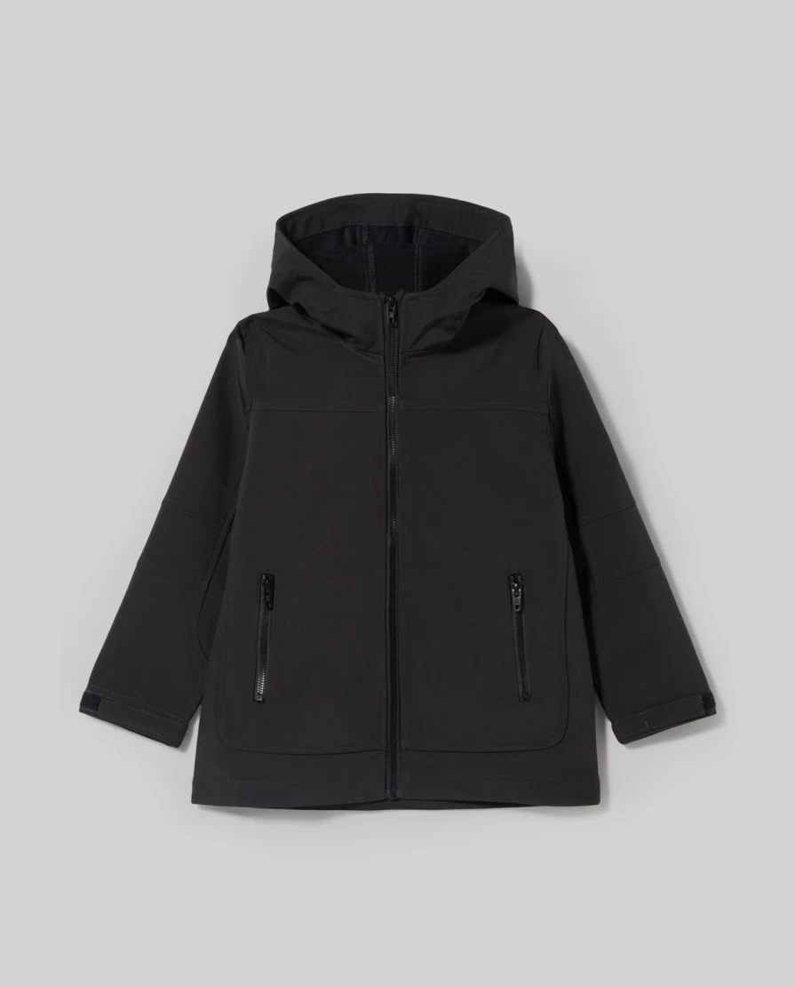 "Blukids Children's Jacket in Lightweight Technical Fabric for Outdoor Activities"