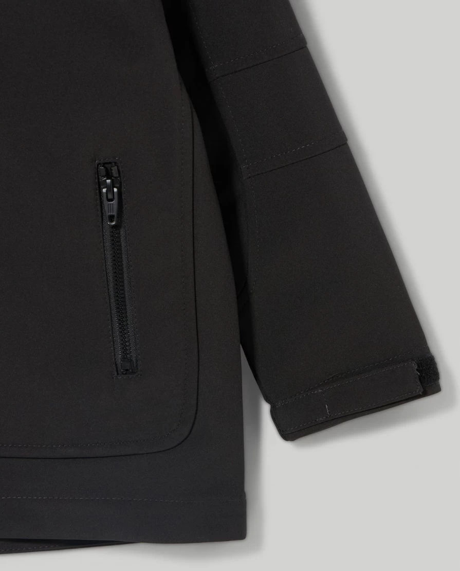 "Blukids Children's Jacket in Lightweight Technical Fabric for Outdoor Activities"